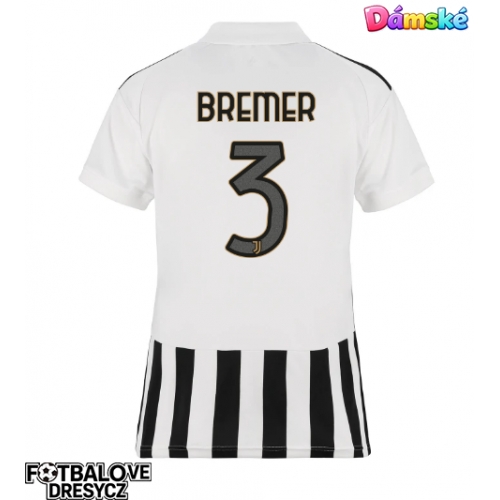 Juventus Gleison Bremer #3 Dámské Domácí Dres 2026-27 Krátký Rukáv Juventus Gleison Bremer #3 Dámské Domácí Dres 2026-27 Krátký Rukáv